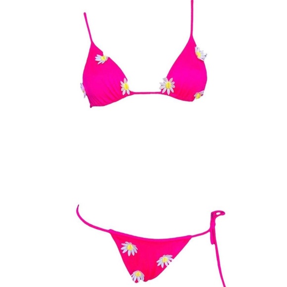 Vintage Dolce & Gabbana pink bikini Italian size 2 - Picture 2 of 11